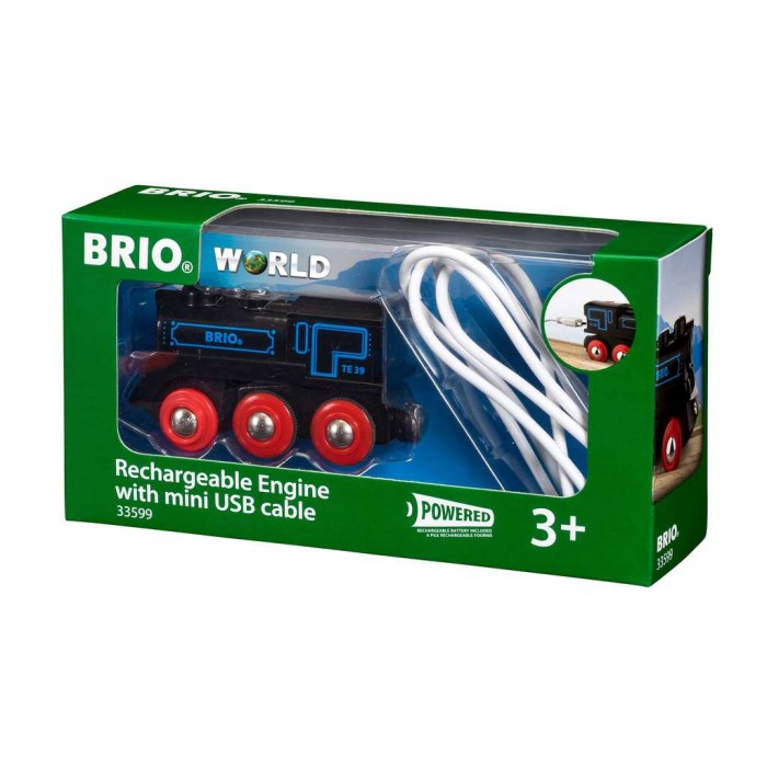 Brio World : Locomotive Rechargeable  avec cable USB 