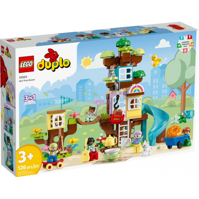 LEGO Duplo : La cabane dans l’arbre 3en1 - 126 pcs