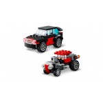 LEGO Creator 3-en-1 : Le camion à plateforme avec un hélicoptère - 270 pcs