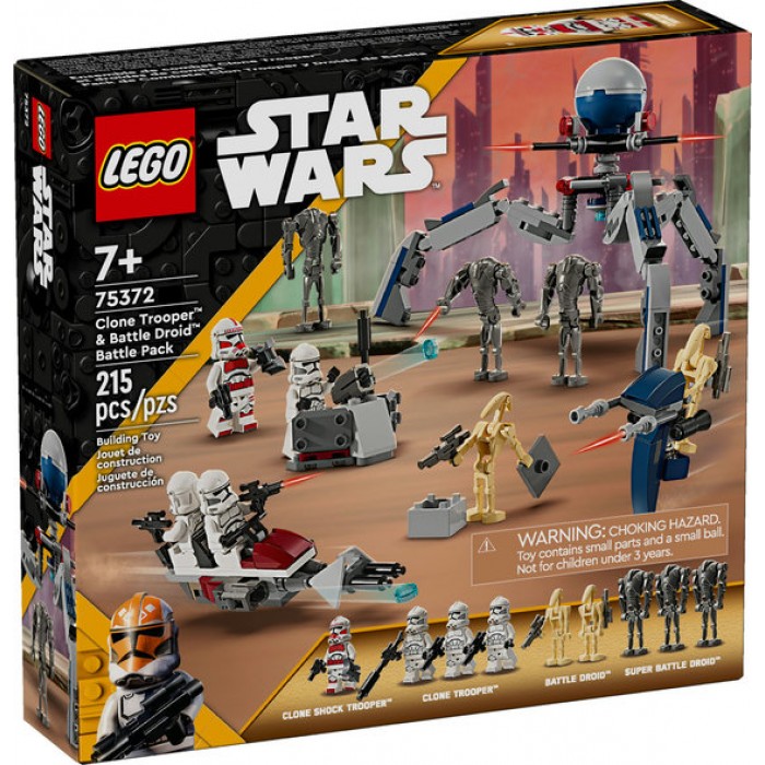 LEGO Star Wars : Ensemble de combat Clone Trooper™ et droïdes de combat - 215 pcs