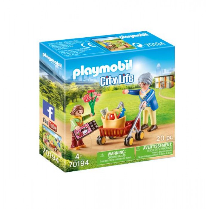 Playmobil : City Life - Grand-maman et fillette *