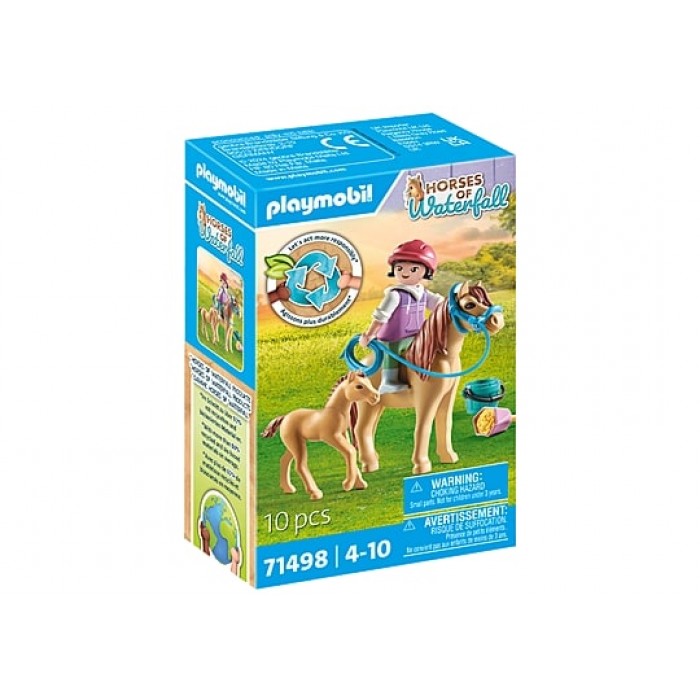 Playmobil Horses of Waterfall : Enfant avec poneys
