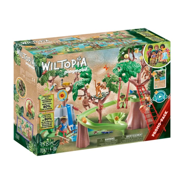 Playmobil Wiltopia : Aire de jeu tropicale de la jungle *