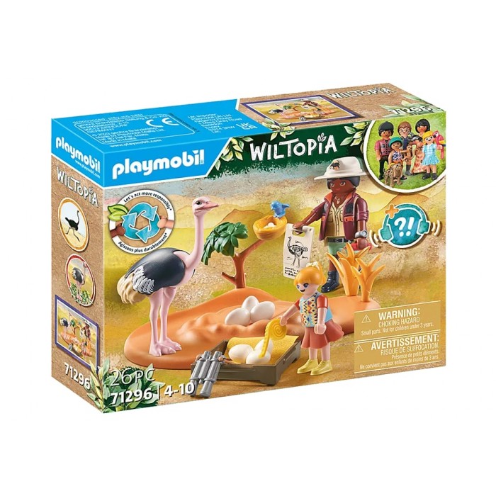 Playmobil Wiltopia : Explorateurs et nid d'autruche