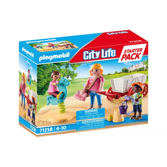 Playmobil : city life - Starter pack nourrice avec enfants *