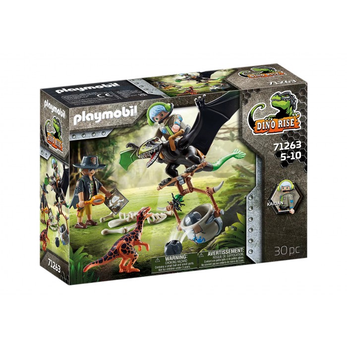 Playmobil : Dino Rise - Dimorphodon et rangers *