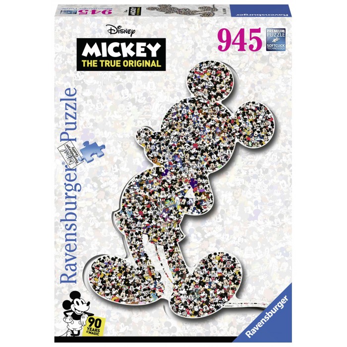 Casse-tête silhouette : Disney Mickey Mouse (dans la forme de Mickey) - 945 pcs - Ravensburger