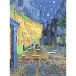 Peinture par numéros CreArt : Vincent Van Gogh - Café Terrace at Night (30 x 40 cm)