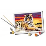 Peinture par numéros CreArt pour enfants : Majestic Tiger (24 x 18 cm)