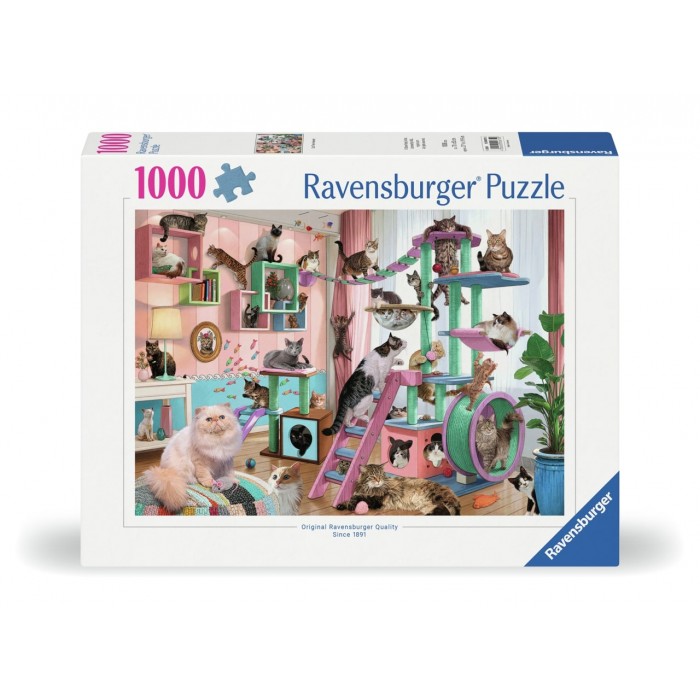 Casse-tête : Cat Tree Heaven - 1000 pcs - Ravensburger